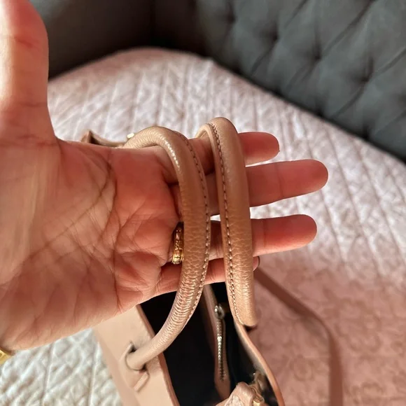 Furla Beige Leather Tote